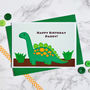 'Dinosaur' Personalised Birthday Card, thumbnail 1 of 4