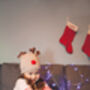 Personalised Reindeer Children Hat, thumbnail 1 of 2