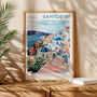 Santorini Tavel Inspired Poster, thumbnail 9 of 9
