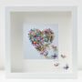 Memories 3D Framed Butterfly Heart Art, thumbnail 1 of 6