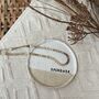 Personalised Clay Trinket Dish Coffee, thumbnail 2 of 3