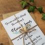 'Rustic Greenery' Botanical Wedding Invitation Bundle, thumbnail 6 of 7