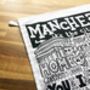 Manchester Landmarks Tea Towel, thumbnail 3 of 4