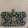 Emerald Green Handcrafted Rectangular Clutch Bag, thumbnail 6 of 9