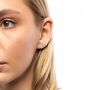 9ct Solid Gold Marquise Stud Earrings, thumbnail 2 of 7