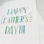 'Happy Father's Day' Hand Lettered Card, thumbnail 3 of 3