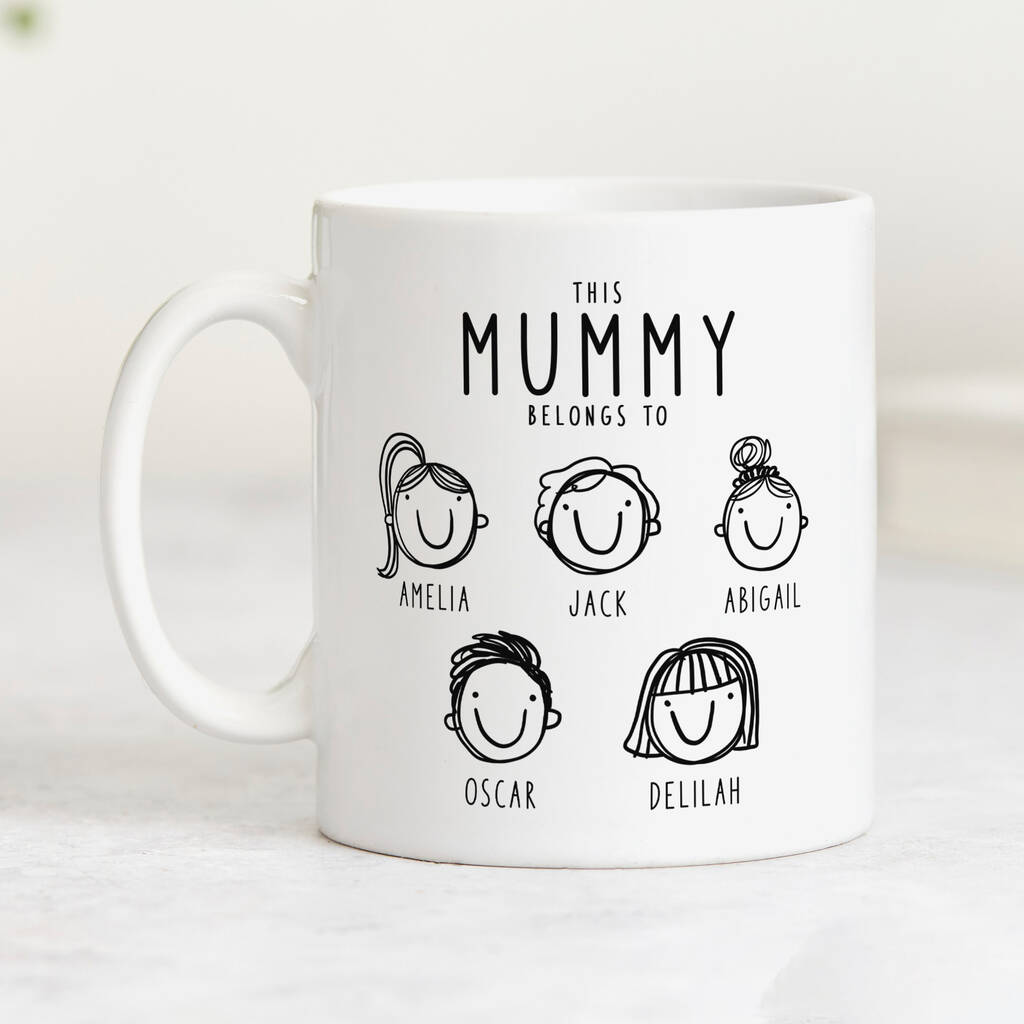 'This Mummy Belongs To' Personalised Mug, 1 of 9