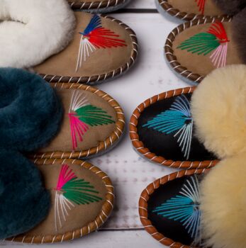 Lucky Dip Sheepskin Moccasins Slippers, 3 of 9