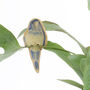 Beryl Budgie Plant Hugger Decoration | Gift Card | Letterbox Gift, thumbnail 1 of 5