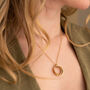 Personalised Interlinking Script Necklace, thumbnail 1 of 8