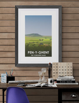 Pen Y Ghent Yorkshire Dales Art Print, 3 of 4