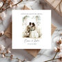 Wedding Day Card, Romantic Black Bride And Groom Design, thumbnail 1 of 4