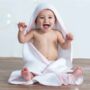 Personalised Baby Cotton Hooded Towel Newborn Gift, thumbnail 6 of 12