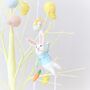 Set Of Two Easter Bunnies With Balloons, thumbnail 4 of 6
