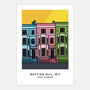 Notting Hill Colourful Illustration Print, thumbnail 4 of 5
