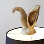 Antique Gold Hare Lamp And Shade, thumbnail 2 of 3