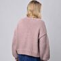Bomber Cardigan Knitting Kit, thumbnail 4 of 8