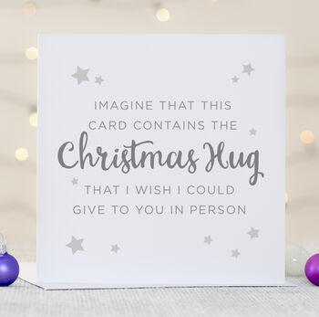 Christmas Hug Long Distance Card, 2 of 4