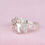 Sterling Silver Tree Of Life Ring, thumbnail 6 of 10