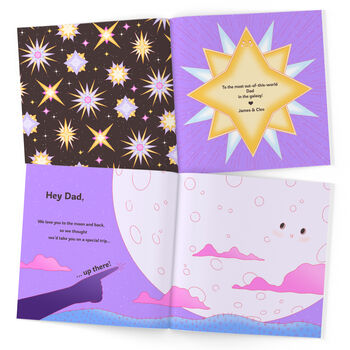 Personalised Space Themed Story Book, 3 of 9