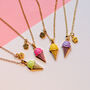 Best Friend Ice Cream Necklace Gift, thumbnail 3 of 4