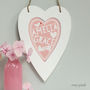 Personalised New Baby Heart Framed Print, thumbnail 2 of 4