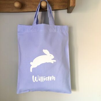Personalised Easter Hunt Jumping Rabbit Bag, 3 of 4