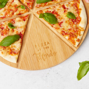 Personalised Pizza Serving Board, 2 of 3