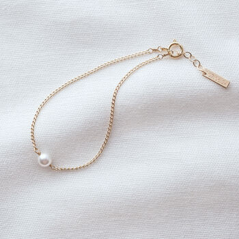 Personalised Floating Vegan Pearl Bracelet, 2 of 5