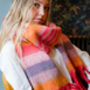 Personalised Colour Blend Blanket Scarf, thumbnail 3 of 4