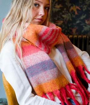 Personalised Colour Blend Blanket Scarf, 3 of 4