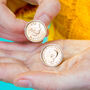 70th Birthday 1952 Farthing Coin Cufflinks, thumbnail 1 of 12