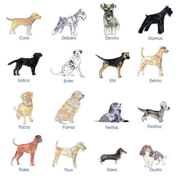 Personalised Dog Breed Keepsake Card, 2 of 4