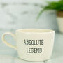 Absolute Legend Handmade Earthenware Cup, thumbnail 2 of 2