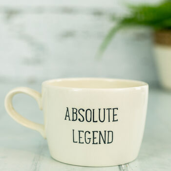 Absolute Legend Handmade Earthenware Cup, 2 of 2