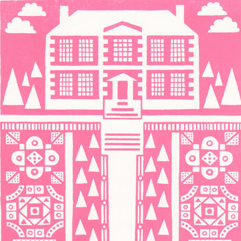 Manor Garden Screen Print Available In More Colours, 3 of 7