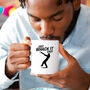 Just Whack It Fun Father's Day Cricket Mug, thumbnail 3 of 8