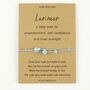 Larimar Wish For Strength Gemstone Bracelet, thumbnail 3 of 4