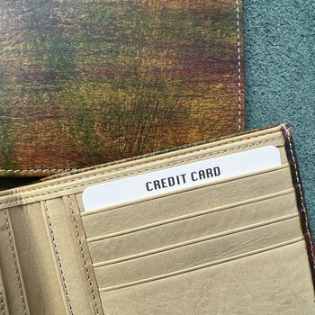Personalised Genuine Leather Wallet, Father's Day Gift, 2 of 4