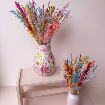 Rainbow Dried Flower Bouquet Gift, 2 of 8