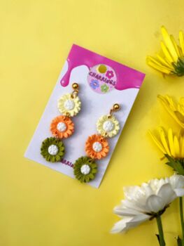 Pastel Flower Earrings, 3 of 3