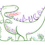 Personalised Dinosaur Kids Gift Print, thumbnail 4 of 5