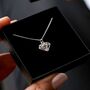 Gift For Her, 3D Diamond Necklace, thumbnail 5 of 8