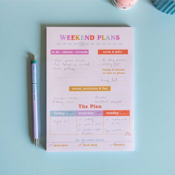 Weekend Planner Pad A5 | You Got This, 4 of 5