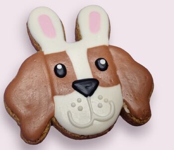 Don't Worry, Be Hoppy Easter Dog Biscuit Bone, 2 of 2