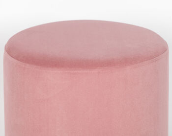 Round Stool In Pink Or White, 3 of 6