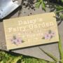 Fairy Garden Personalised Wooden Sign, thumbnail 1 of 2