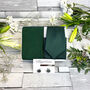 Bottle Green Wedding Tie Set, thumbnail 10 of 10