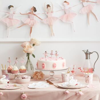 Ballerina Cupcake Kit With 24 Toppers, 10 of 10