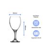 Personalised Wreath Initials Imperial Wine Glass, thumbnail 3 of 5